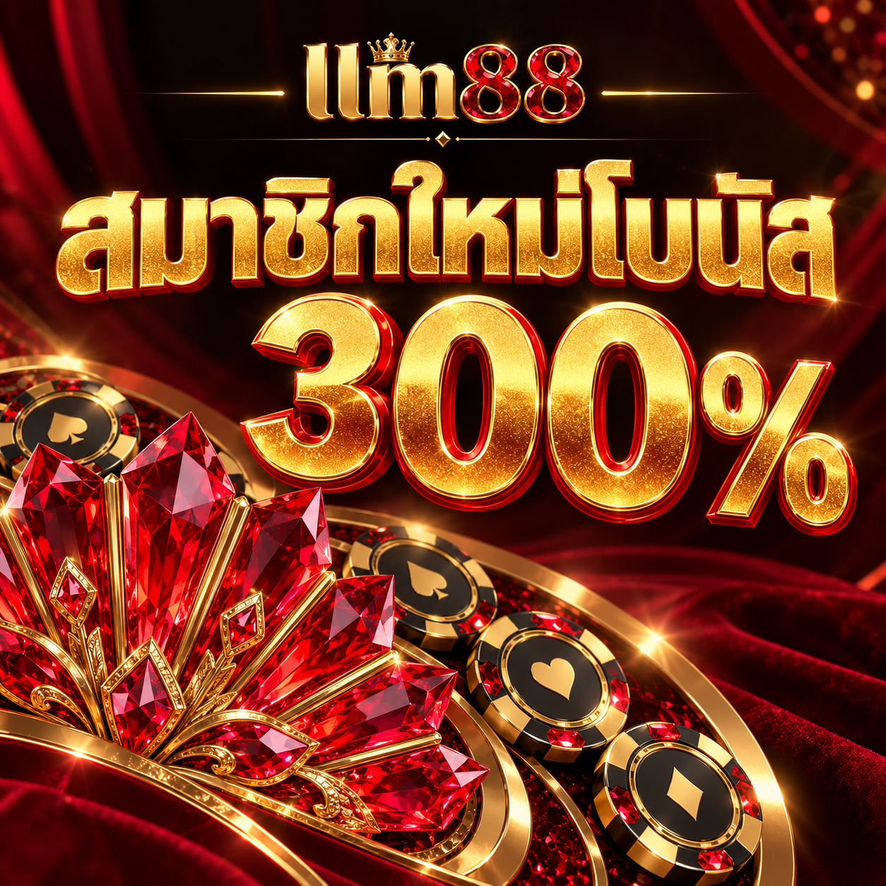 โปรโมชั่น llm88 สมาชิกใหม่โบนัส 300%